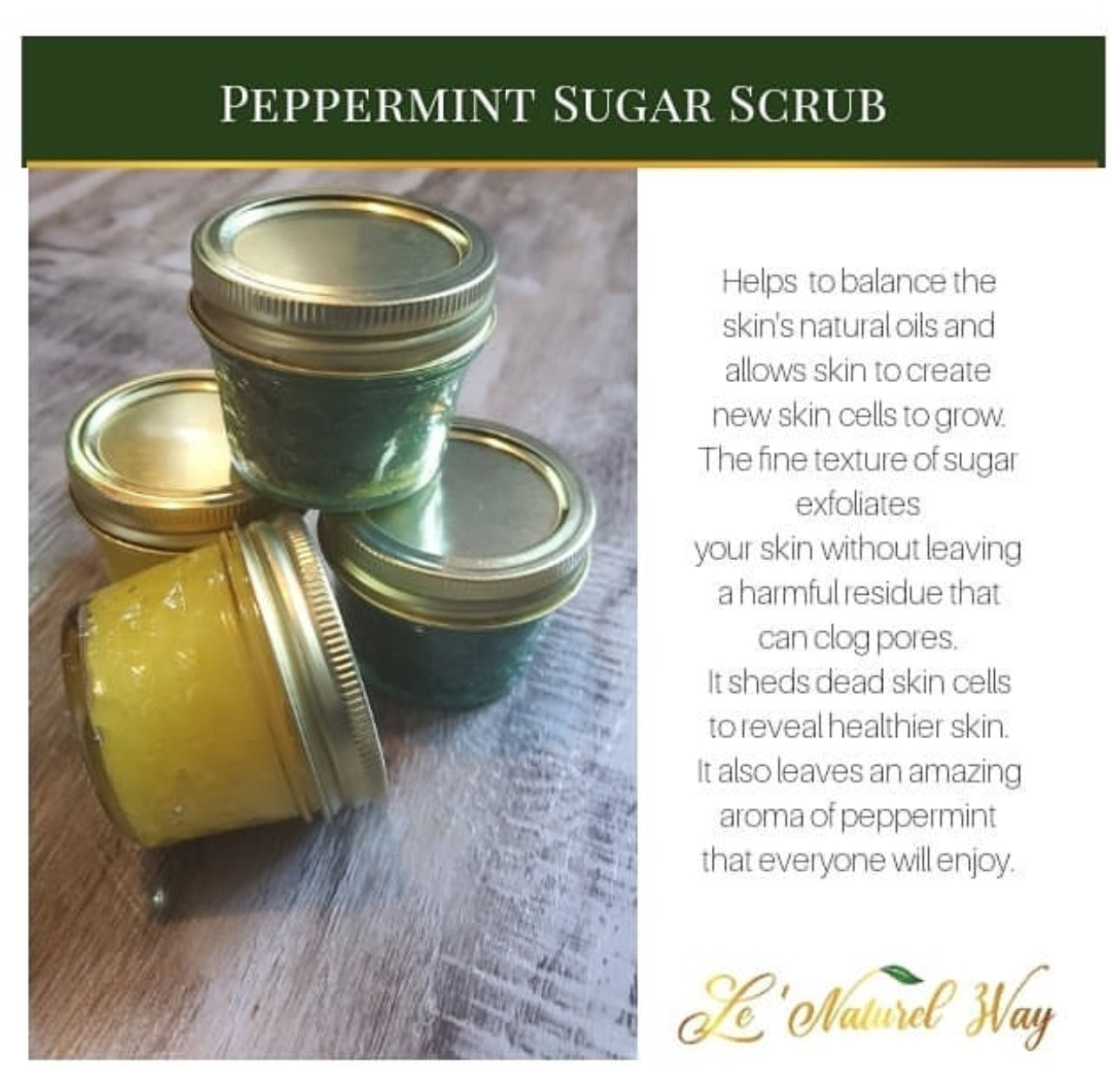 Peppermint Sugar Scrub