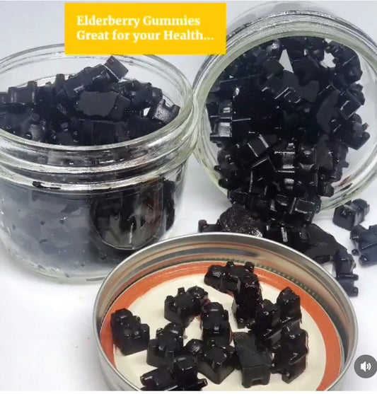 Elderberry Gummies (50 count per jar)