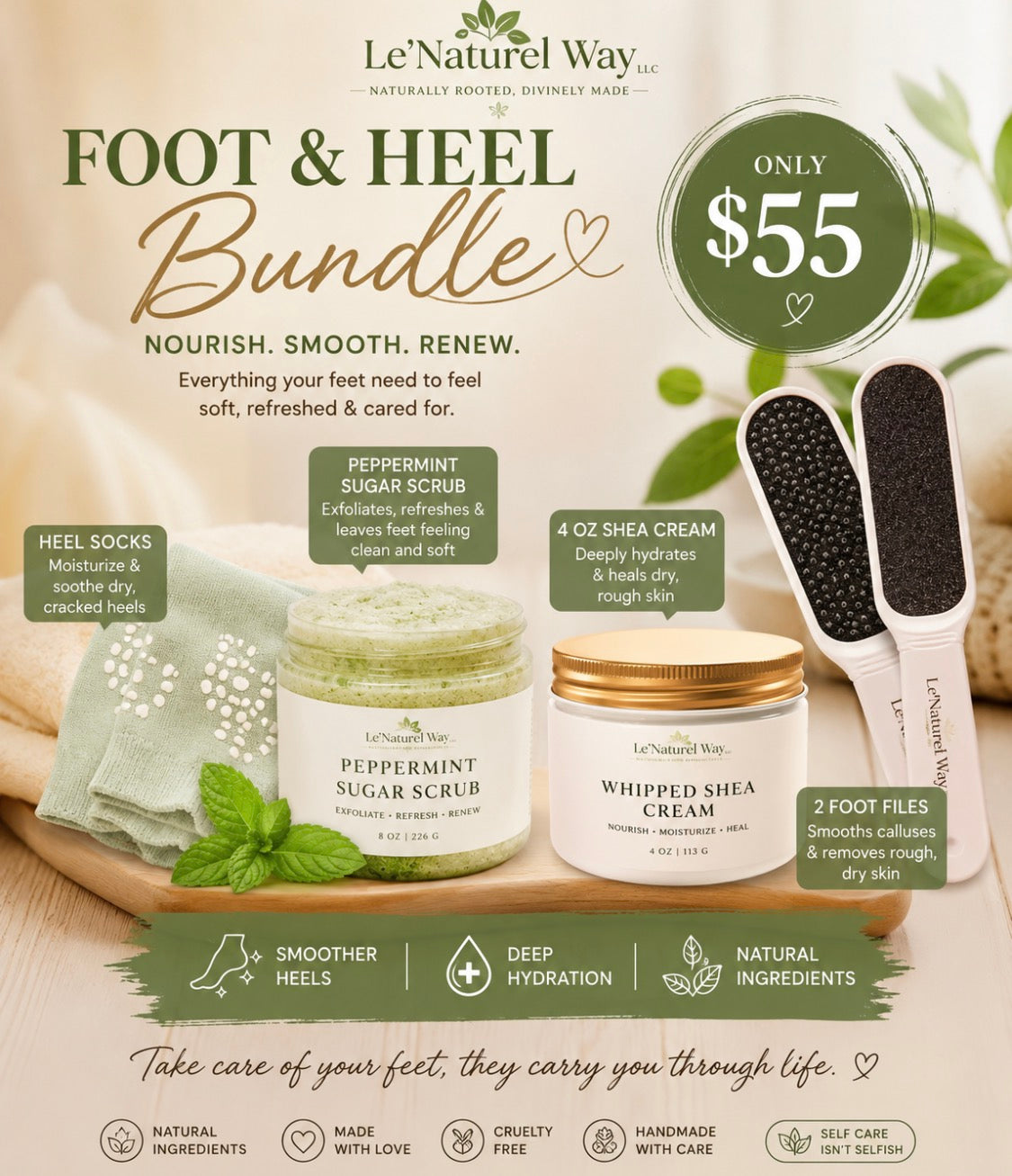 Foot & Heel Renewal Bundle
